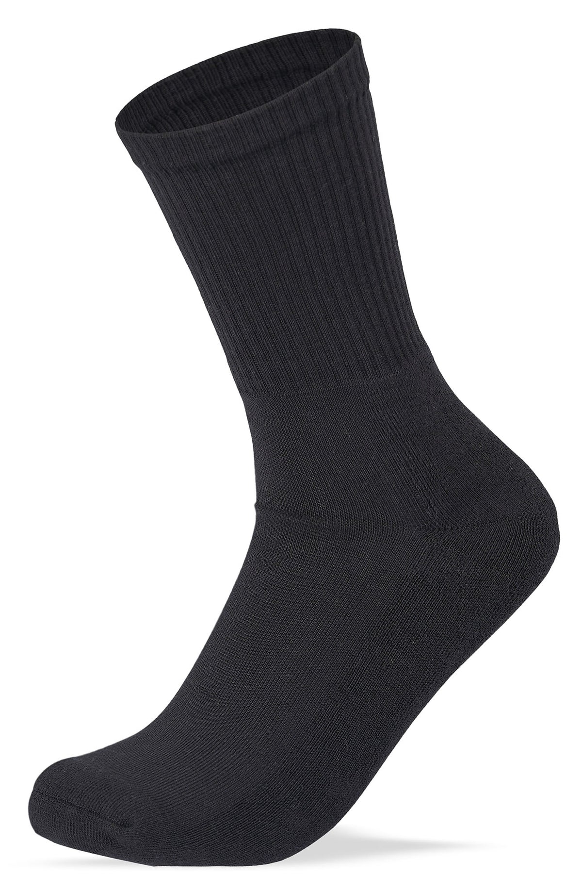 Men Set of 3 Half Terry Sport Socks Plain Black-White-Grey – Sam Socks