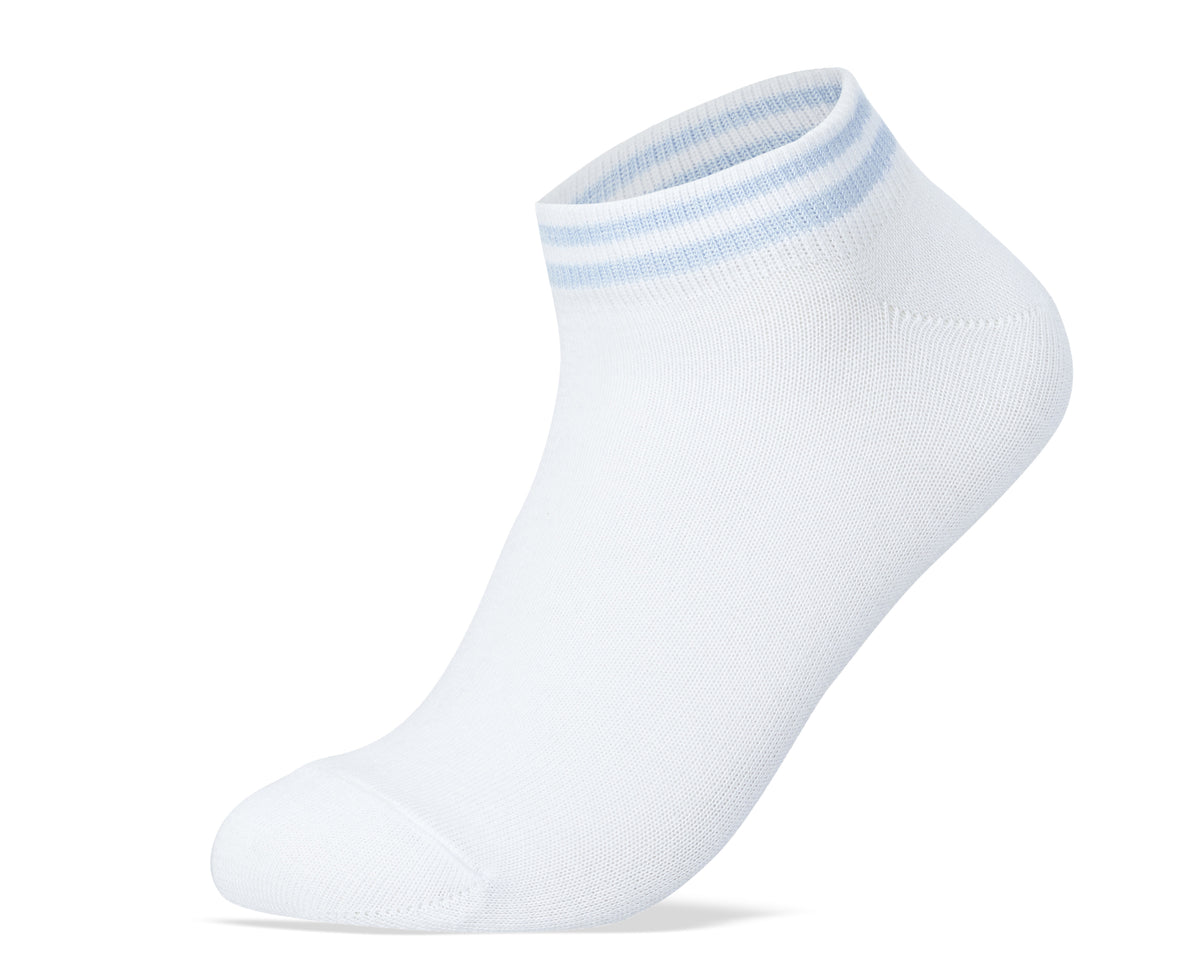Women Set Of 5 Ankle Stripped Socks – Sam Socks