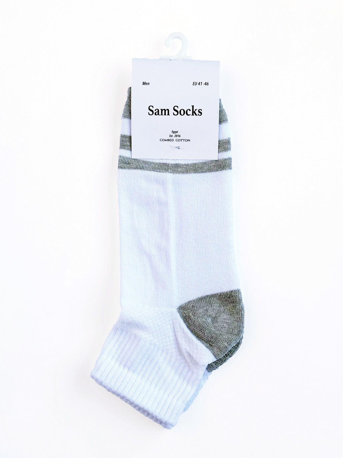 Men Set Of 3 Half Terry L-Shape Sport Socks White-Black-Grey – Sam Socks